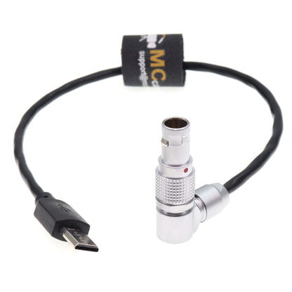 Timecode Cable Rotatable 5Pin for Ambient Recording to Micro-USB for Sony FX3 and FX30 A7M3, A7M4, A7S2, A7S3, A7R3, A7R4, A7R5 Camera