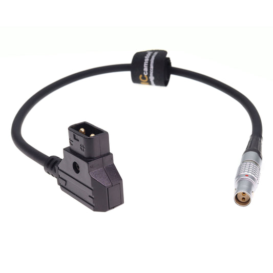 Power Cable for RED Komodo 4K 6K Camera 0B 2 Pin Female to D-tap for V-Mount or Gold Mount Battery