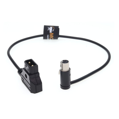 Sound Devices 833 Power Cable, D-TAP To Low Profile TA4F 4-Pin Female Plug for  Scorpio Power Cord