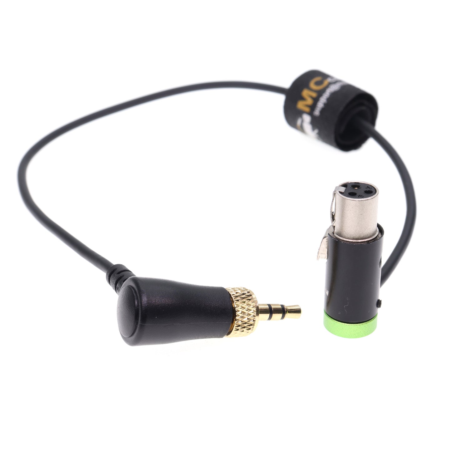 Lock 3.5 TRS to Low-Profile TA3F Audio Cable for Sennheiser EK 2000 for Sony UWP-D11 Receiver for Sound Devices Mixer Line