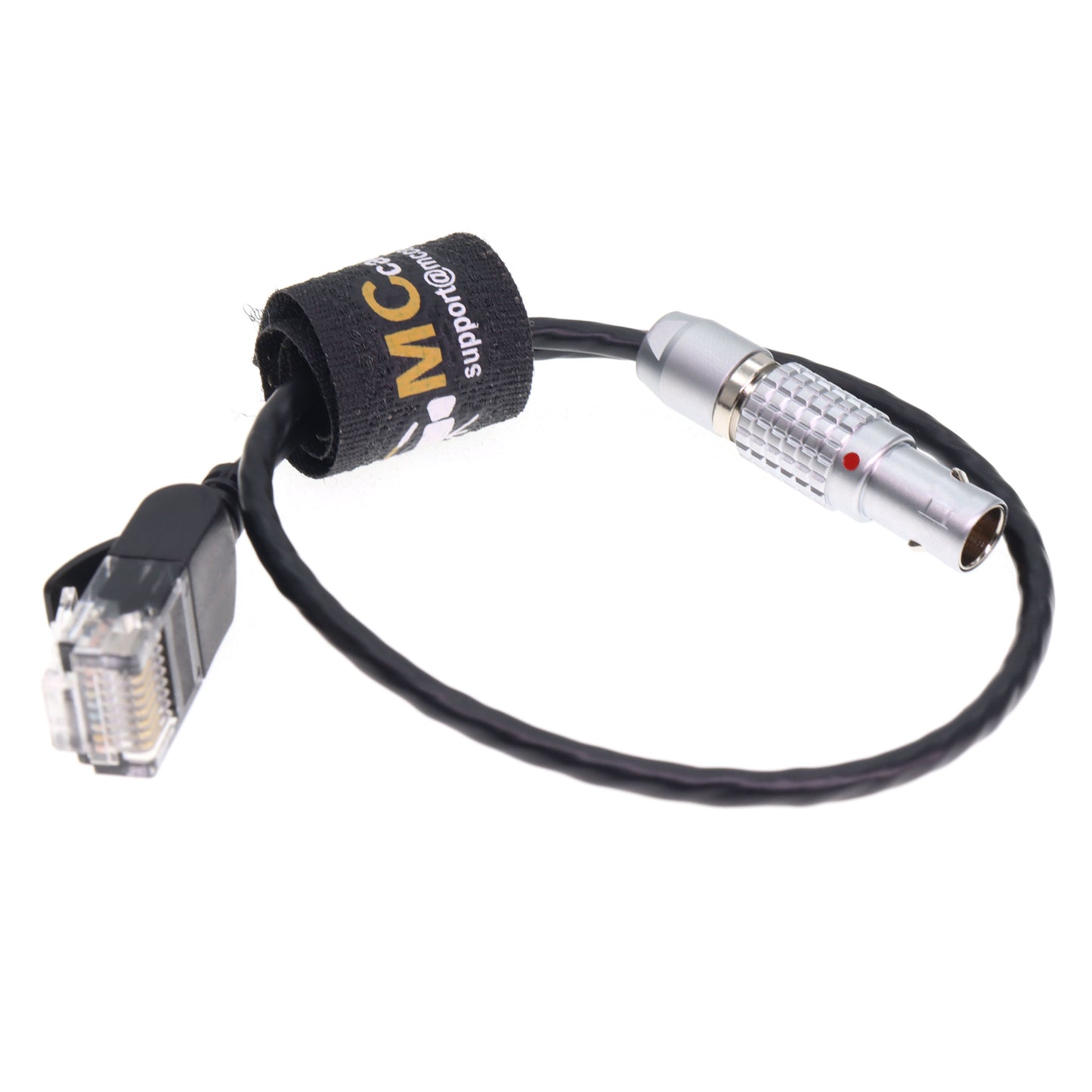 RED Camera Gig-E DSMC EXT 9-pin TO Cat5e Ethernet RJ45 Connector for Data Transmission Through Teradek COLR