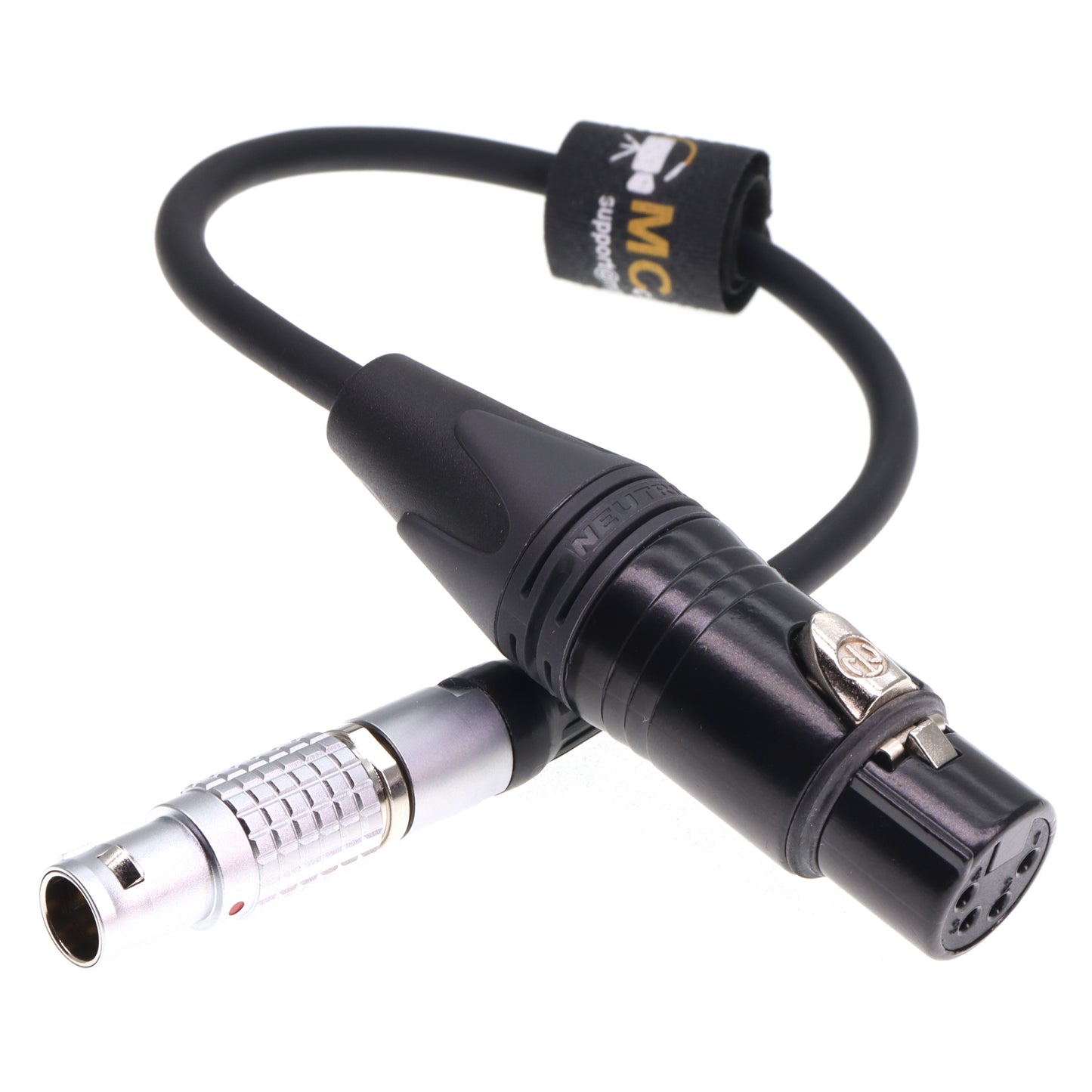 Power Cable 4 Pin XLR Female to Straight 1B 6 Pin Male for Ronin 2 Gimbal Stabilizer for Sony F55 SXS Venice Camera