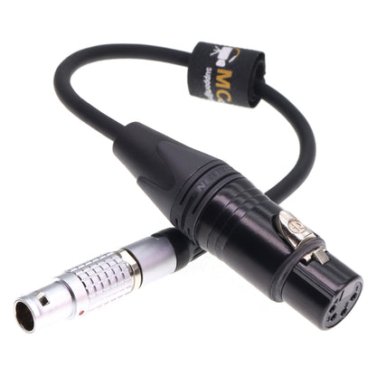 Power Cable 4 Pin XLR Female to Straight 1B 6 Pin Male for Ronin 2 Gimbal Stabilizer for Sony F55 SXS Venice Camera