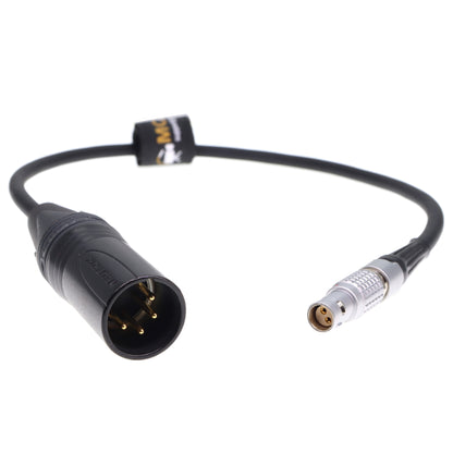 XLR 4 Pin Male to 2 Pin Female 12V Power Cable for RED Komodo 6K Camera