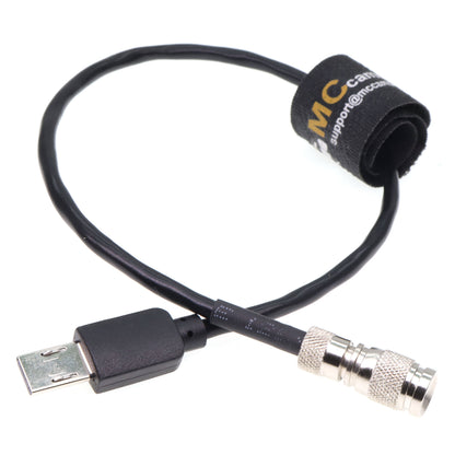 DIN 1.0/2.3 to Micro USB Timecode Cable for Sony FX3 FX30 A7S3 A1 Cameras for Atomos UltraSync ONE