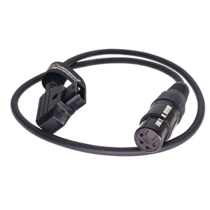 XLR 4 Pin Female to D Tap Power Cable for Sony Venice F55 SXS Camera for Practilite 602 DSLR Camcorder