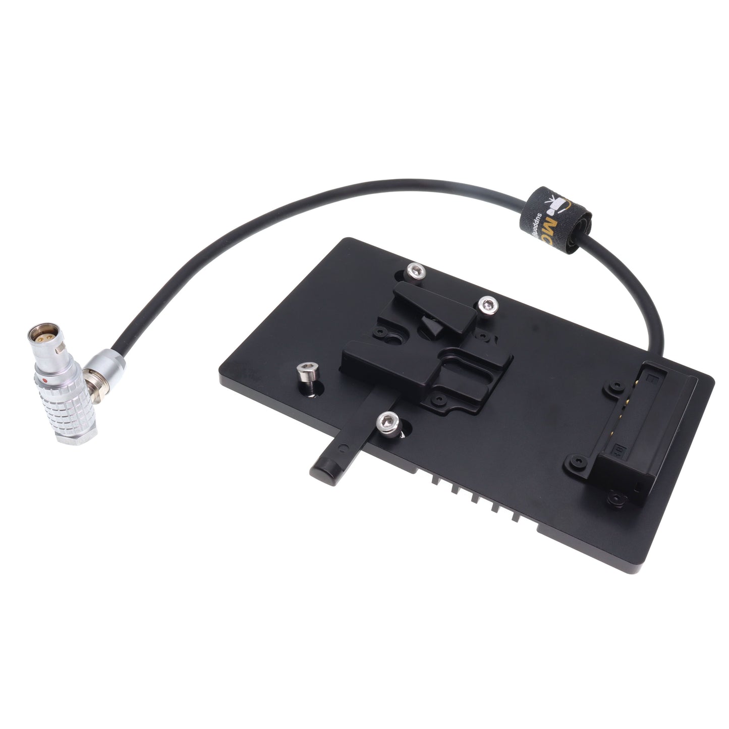 V Lock V-Mount Battery Plate to Right Angle Cable