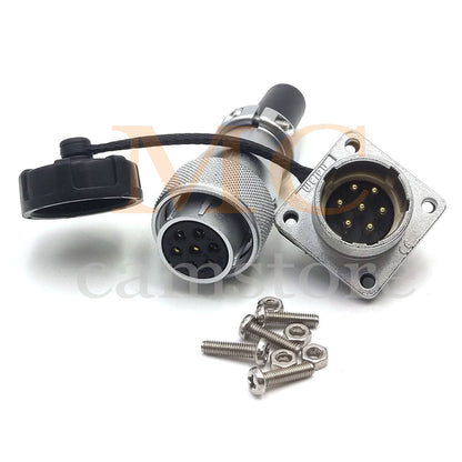 WEIPU WS20 Aviation Connector, 2 3 4 5 6 7 8 9 12 15pin Industrial Electrical Power Cable Plug Socket