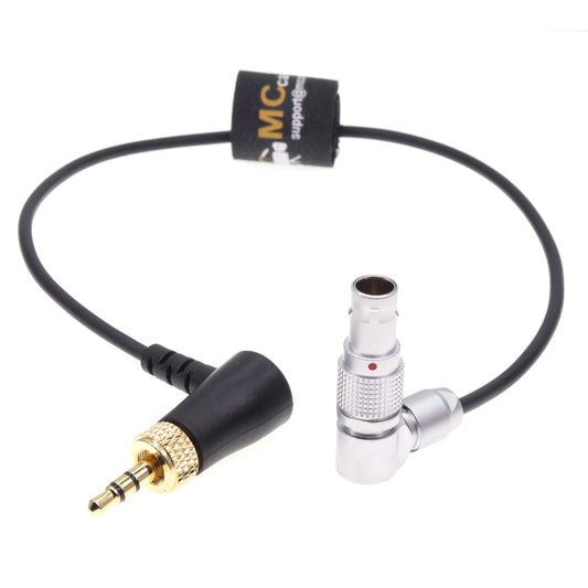Lock 3.5 TRS Jack To Angle Adjustable 9 Pin Timecode Cable for Deity TC-1 for RED Komodo RED V-Raptor
