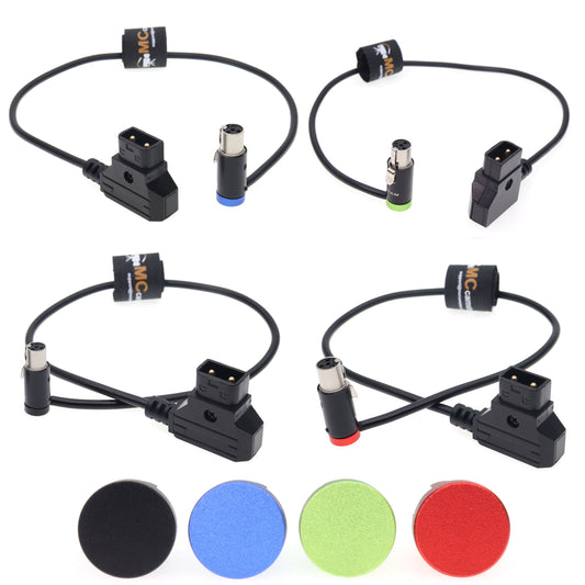 D-tap to Low Profile TA4F Power cable for TVLOGIC VFM-058 Monitor Power Supply Cord