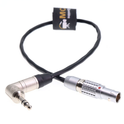 Timecode-Cable for Red Komodo Tentacle Sync 3.5mm TRS Right-Angle to EXT 9-Pin Male