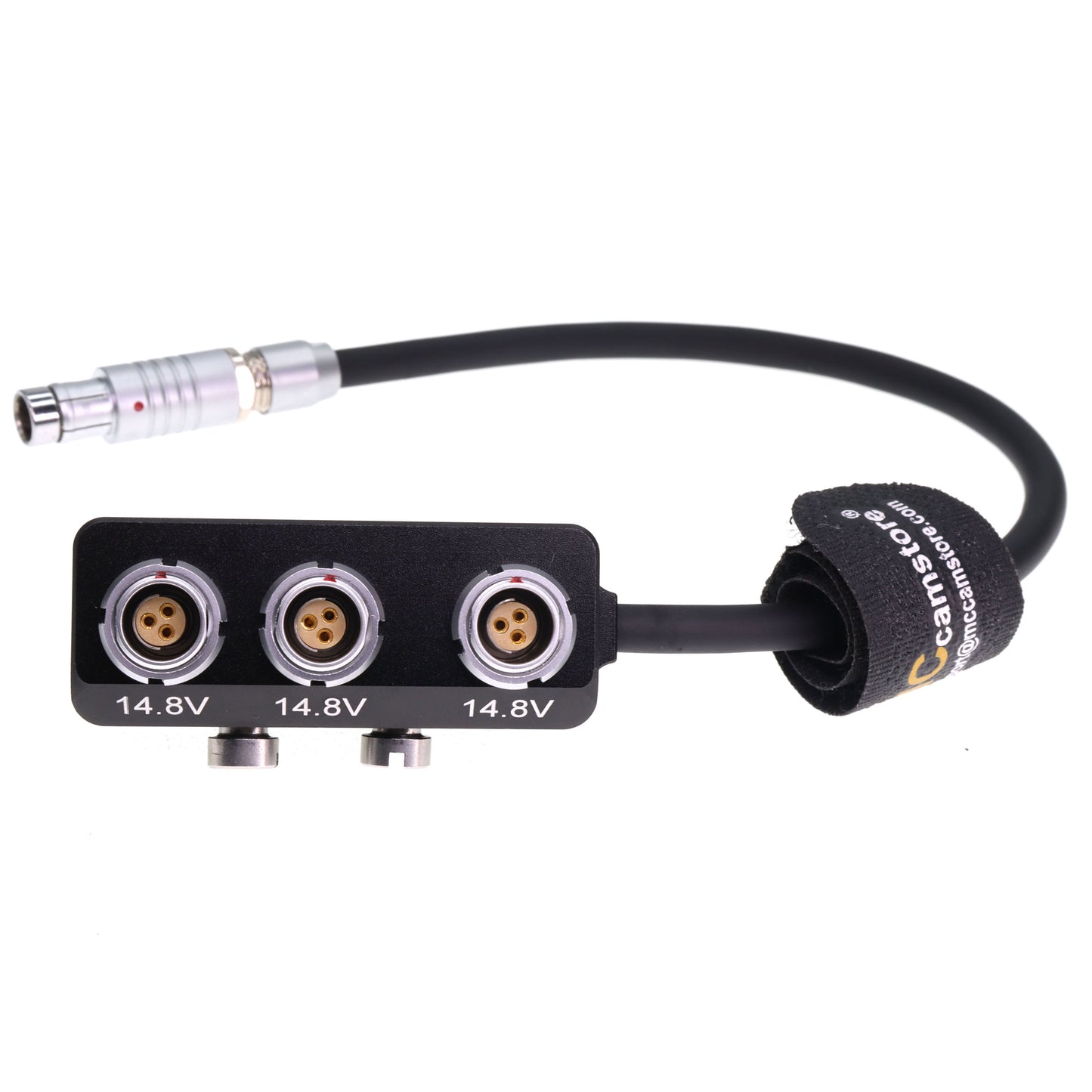 RS 3 Pin Male in to 3x RS 3Pin Female Out for Sony Venice Rialto Tilta ARRI Alexa DSMC2 Camera