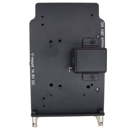 Portable V-Mount to XLR 4pin Power Output Handle Fixing Plate for ARRI mini miniLF, RED V-Raptor Komodo-X, CineAlta Venice Camera