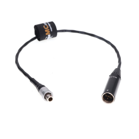 FVB 00 3 Pin Male to TA5M Mini XLR 5 Pin Male Audio Cable for Wisycom MTP41 MTP41-L-B1 Broadband Bodypack Transmitter