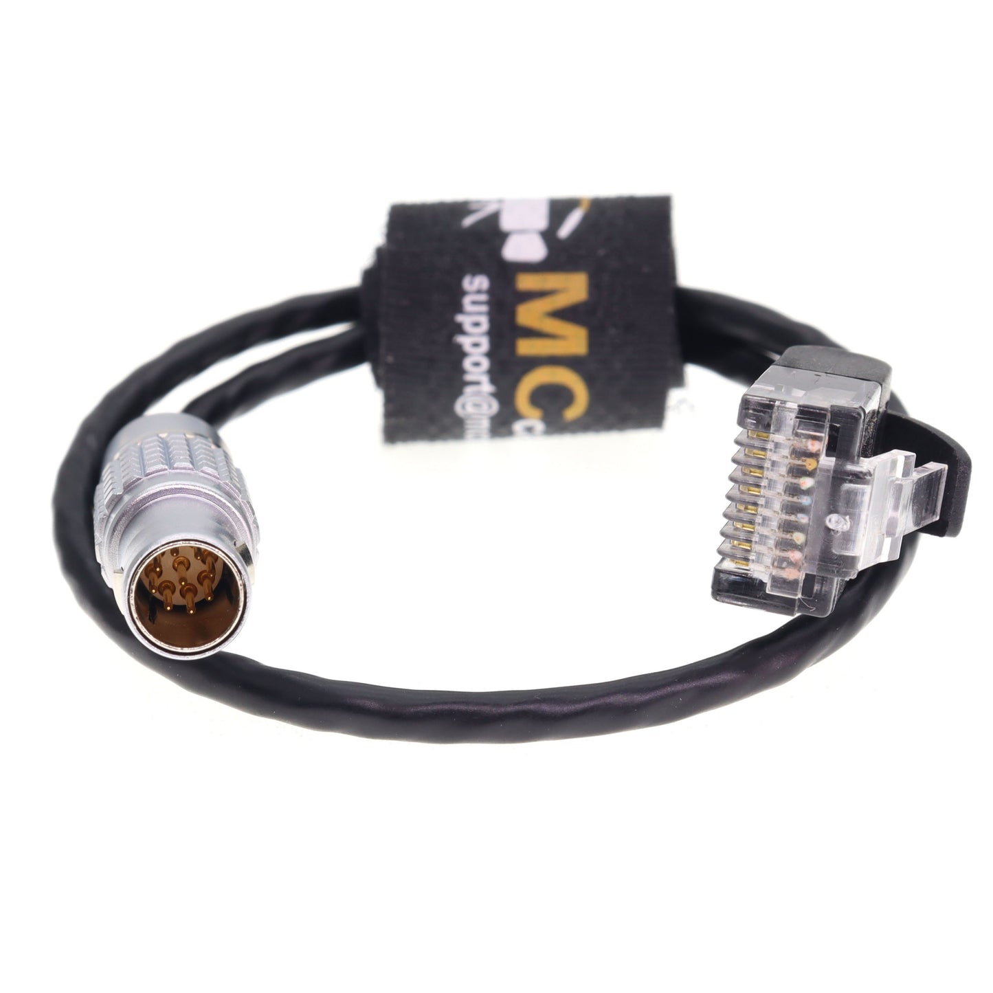 RED Camera Gig-E DSMC EXT 9-pin TO Cat5e Ethernet RJ45 Connector for Data Transmission Through Teradek COLR