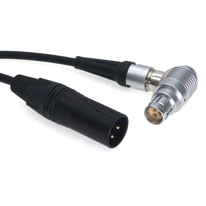 XLR 3 Pin Male to FI 3 Pin Female Power Cable for Phantom VEO High Speed Camera BATTERY BACK UP DC INPUT 20 - 28V DC