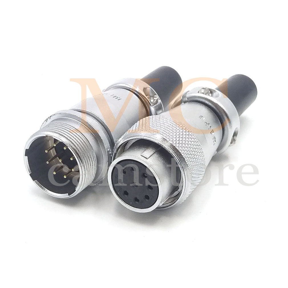 WEIPU WS20 Aviation Connector, 2 3 4 5 6 7 8 9 12 15pin Industrial Electrical Power Cable Plug Socket