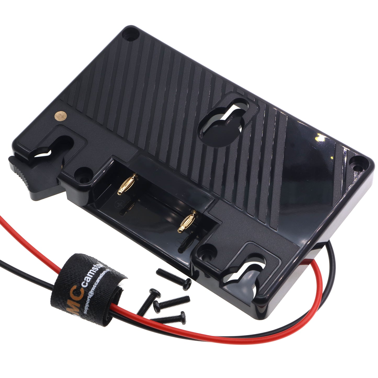Gold Mount Battery Plate Bracket for Anton Bauer for Panasonic Battery Power Supply D-tap Output