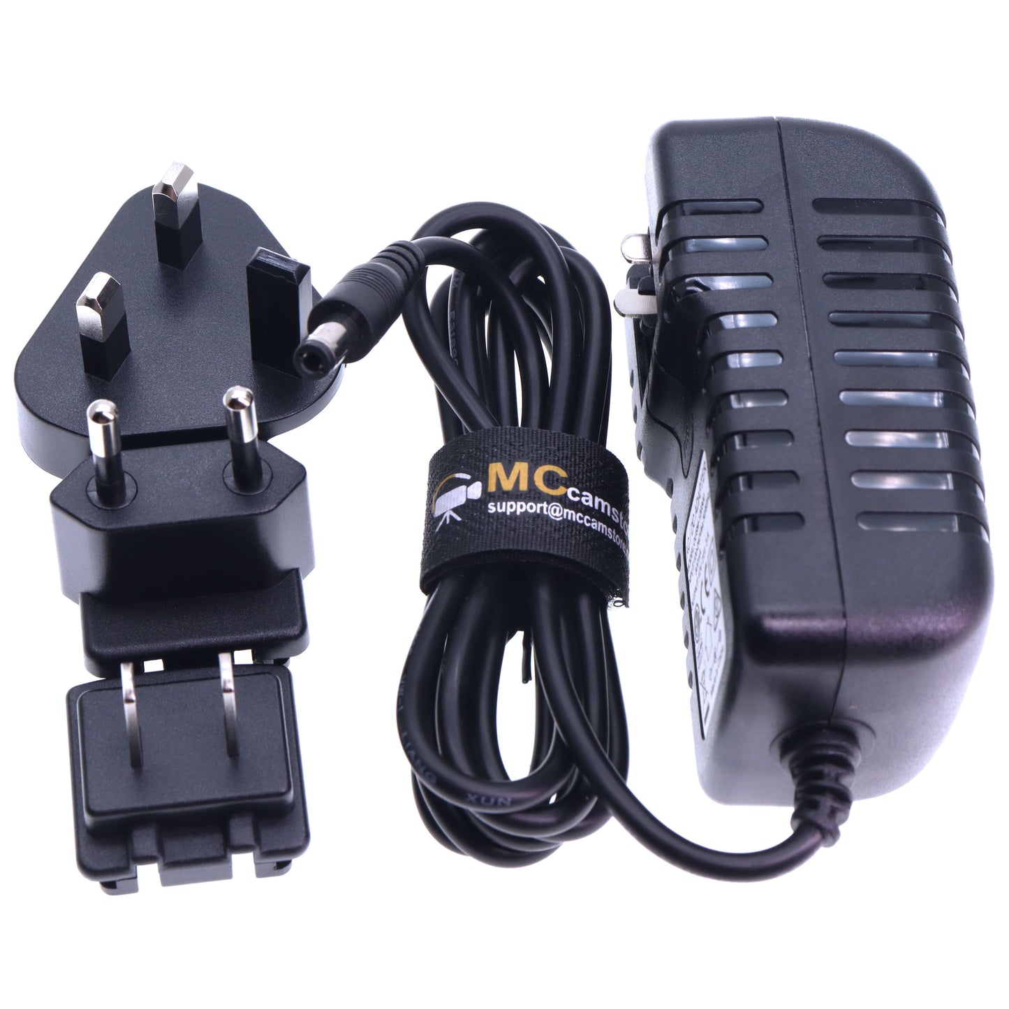 12V 3A Power Supply Adapter, AC 100-240V to DC 12V Transformer with 5.5x2.5mm DC Output Jack for Blackmagic Design Video Assist, Atomos Shogun, SmallHD 702 Monitor CCTV Camera