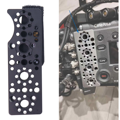 Expansion Side Plate for Sony Venice CineAltaV 2 Fixed with M3 Screws, for Multiple 1/4"-20 & 3/8"-16 Screw Hole Expansion Board 100mm