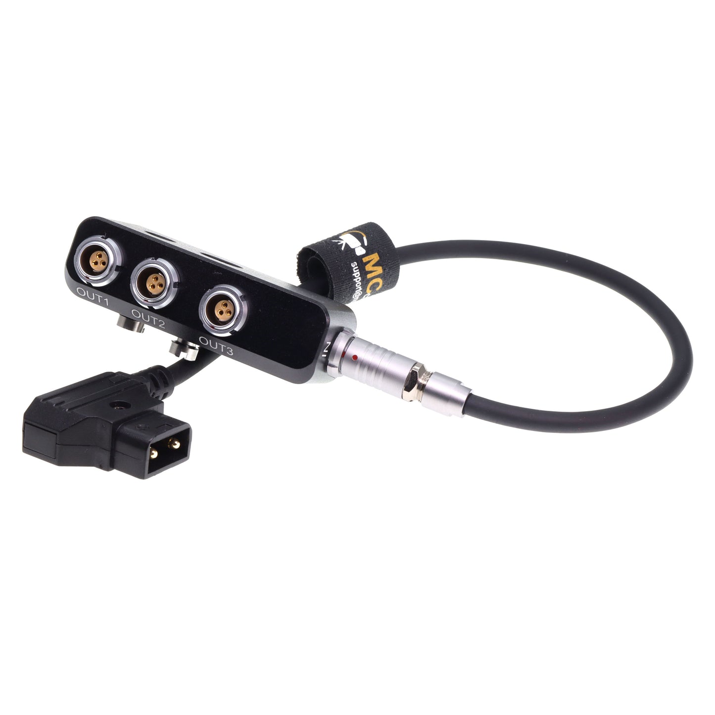 D-tap to RS 3 Pin Power Cable to 4X RS 3 Pin Female Out Power Splitter Box for Sony Venice Rialto FOR Tilta ARRI Alexa DSMC2 Camera, 1 to 3 Triple