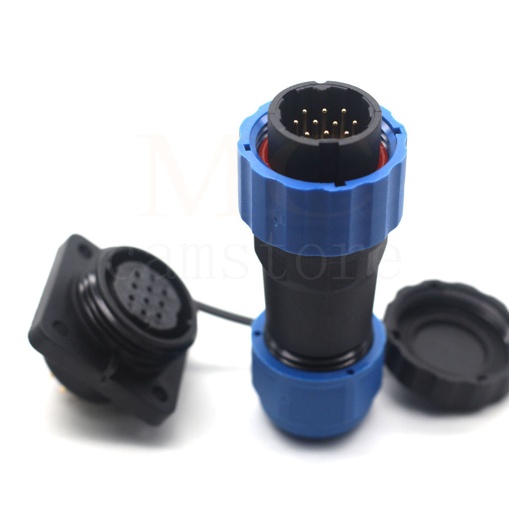 SD20 IP68 Waterproof Connector, 1 - 14 pin IP68 Aviation Power Connector