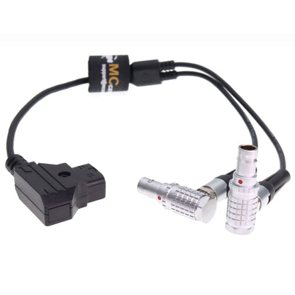 Nucleus-M Motor Power Y Cable for Nucleus M Motor D tap to Two Right Angle 7 Pin Male Cable