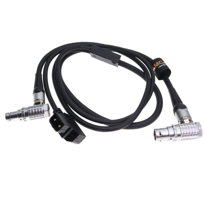 Digital Micro Force 14 Pin Male to D tap and 7 Pin Male Power Y Cable for Preston DM1 DM-1X DM-2 DM4X DM5 Lens