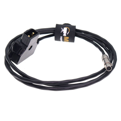 Neutrik NSC3F 3-Pin Female to D-Tap Power Cable for Convergent Design Odyssey 7/7Q/7Q+/Apollo OLED Monitor Recorder