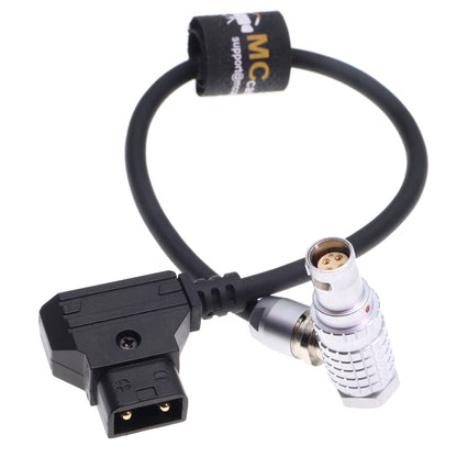 RED DSMC2 D-tap to 1B 6 Pin Female Right Angle Power Cable for RED Komodo-X| V-Raptor| Scarlet| Epic| Helium| Weapon Camera, for DJI Ronin 4D