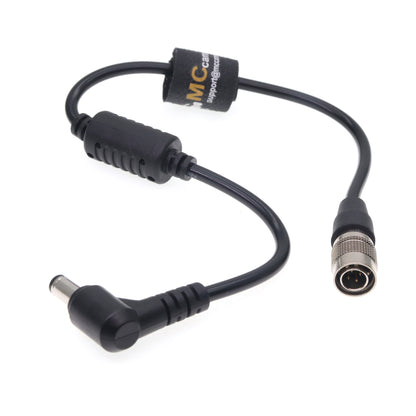DC 2.5 to Hirose 4 Pin Male Power Cable for Blackmagic Cinema Camera 4K, for Sound Devices 633/644/688