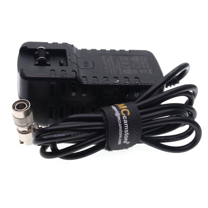 Sound Devices AC Power Adapter Cable, 100-240V to Hirose 4pin Male 12V 3A DC Output Power Cable