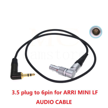 3.5 Audio to 6Pin Connector Audio Port for ARRI ALEXA miniLF, ALEXA 35 ALEXA audio cable