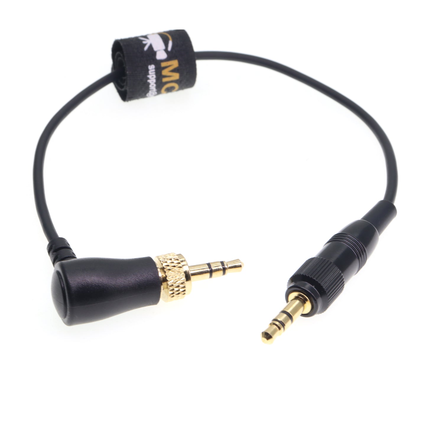 Locking 3.5mm TRS Audio Cable for Sennheiser Mic Wireless Receiver TASCAM Digital Audio Recorder