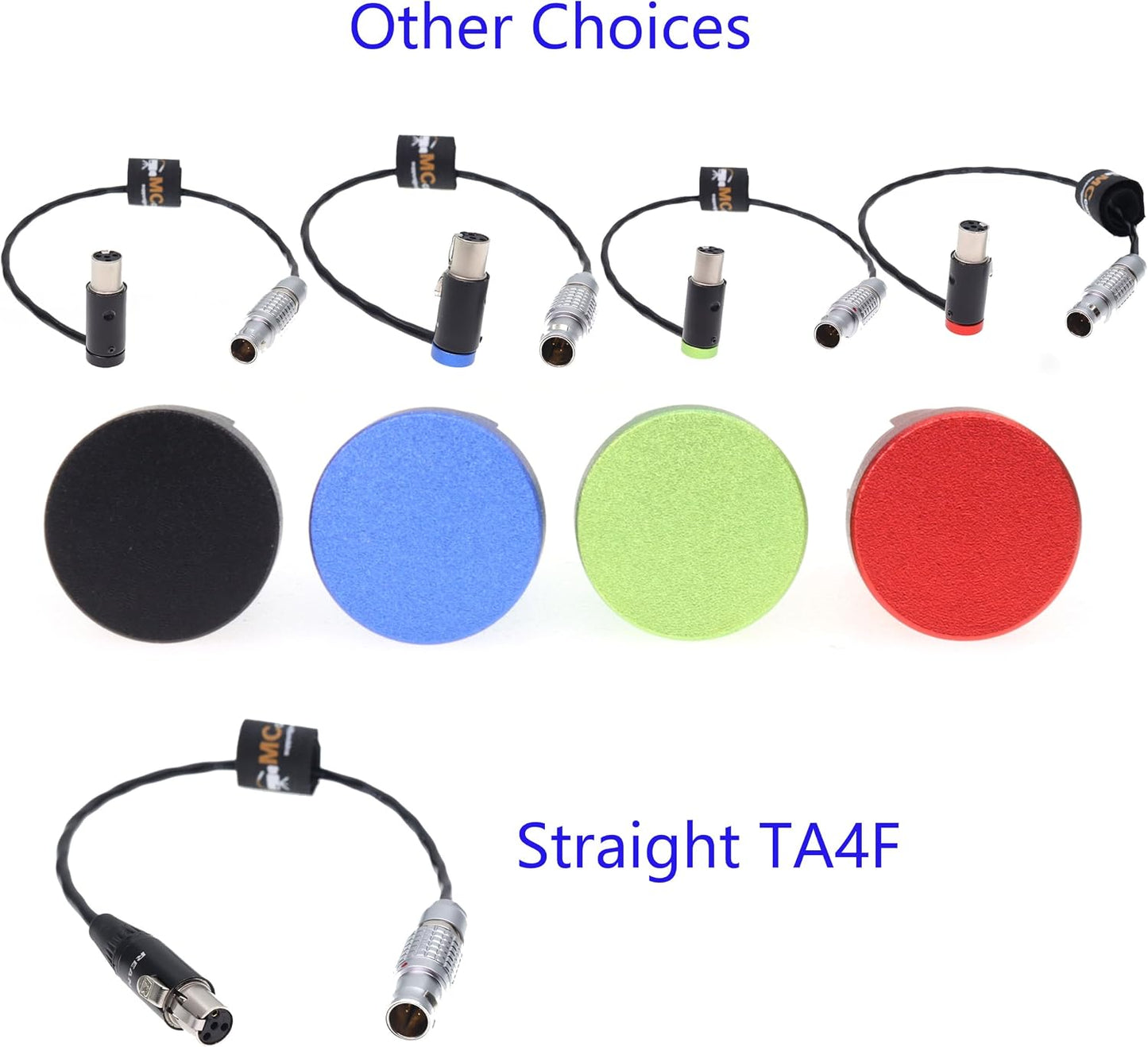 Ronin 2 Stabilizer 6pin To TA4F 4pin Female for TVLOGIC 058 056 Monitor Power Cable