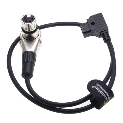 XLR 4 Pin Female to D Tap Power Cable for Sony Venice F55 SXS Camera for Practilite 602 DSLR Camcorder