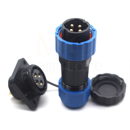 SD20 IP68 Waterproof Connector, 1 - 14 pin IP68 Aviation Power Connector