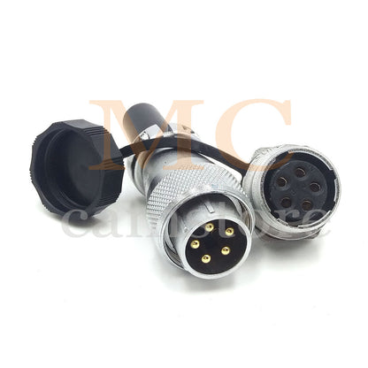 WEIPU WS20 Aviation Connector, 2 3 4 5 6 7 8 9 12 15pin Industrial Electrical Power Cable Plug Socket