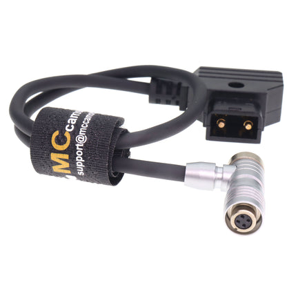 Right Angle 4pin Female to D tap Power Cable for Portkeys BM5 BM7 HH7 HS7 Monitor