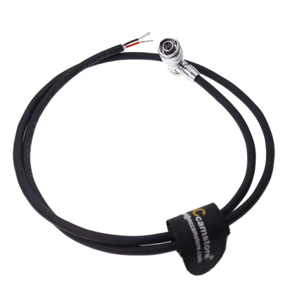 2Pin BMPCC 4K Connector DIY Cable for Black Magic with SF6 Right Angle 2Pin Female Plug for Blackmagic Pocket Cinema 4k 6K Camera Power Cable 2m