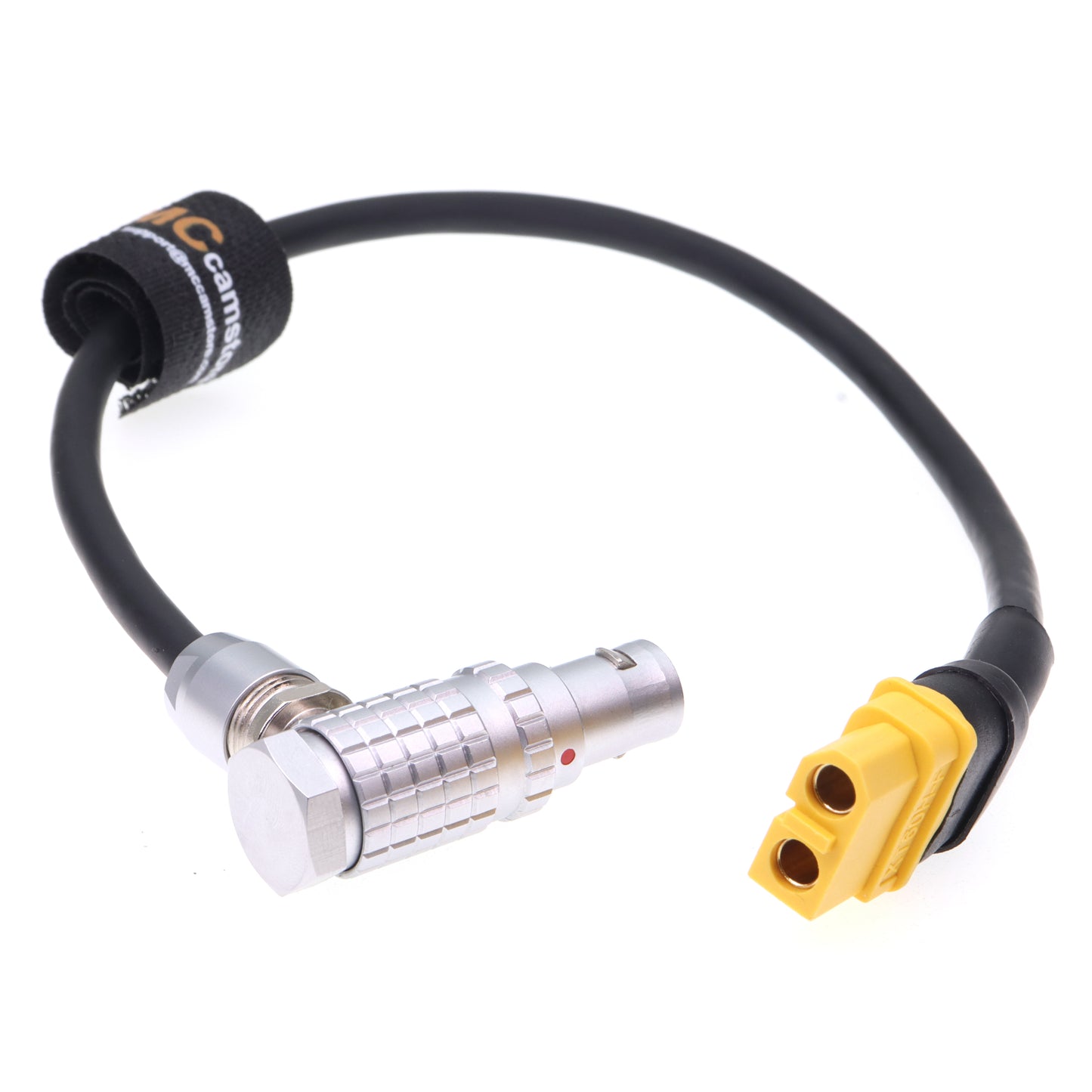 Right Angle 6 Pin Female to XT60 Female Power Cable for RED Komodo-X V-Raptor DSMC2 Epic/Gemini/Scarlet-W/Raven/WEAP for DJI Ronin 4D