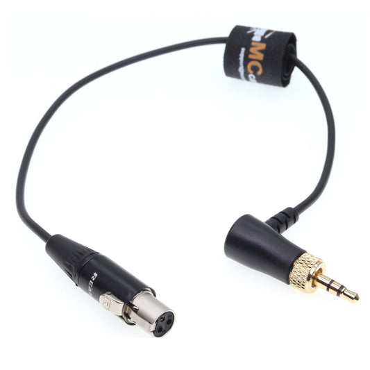 Audio Cable for Sennheiser EK 2000 for Sound Devices 633 688 TA3F Mini XLR 3 Pin Female to Locking 3.5mm TRS