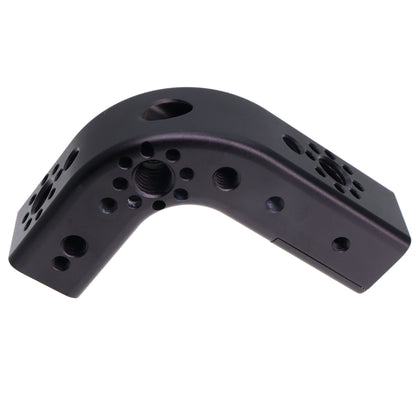 Portable Top Handle Extension with 3/8 1/4 Locating Pins for Sony ARRI RED Camera, Multiple Mounting Holes, Professional Video Accessories Al DIY Fixture Camera Handle Grip