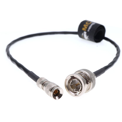 Timecode Cable for Canon R5C C400 EOS Camera Audio Recorder for Zoom Sound Devices, BNC Male to DIN 1.0/2.3Time Code Sync Cord