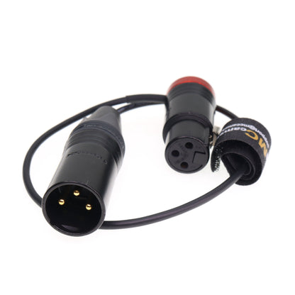 Low-Profile XLR 3 Pin Female to Male Ultra-Flexible Audio Cable for Sony|Canon|Blackmagic Pro Cameras & Studio Mixer Balanced Microphone Audio Cables