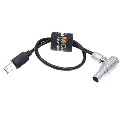 Timecode Cable 5Pin for Ambient Recording to Micro-USB for Sony FX3 and FX30 A7M3, A7M4, A7S2, A7S3, A7R3, A7R4, A7R5 Camera