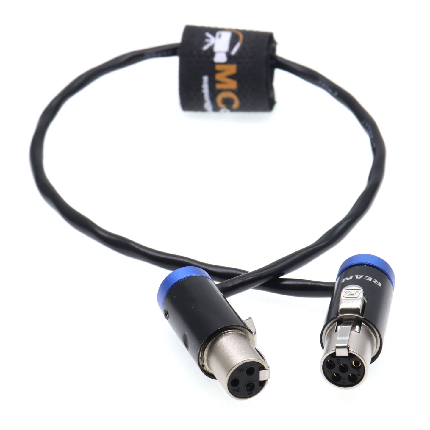 Low-Profile TA5F To TA3F Sommer Audio Cable for Lectrosonics Receiver To Sound Devices, Mini XLR 3pin To 5pin