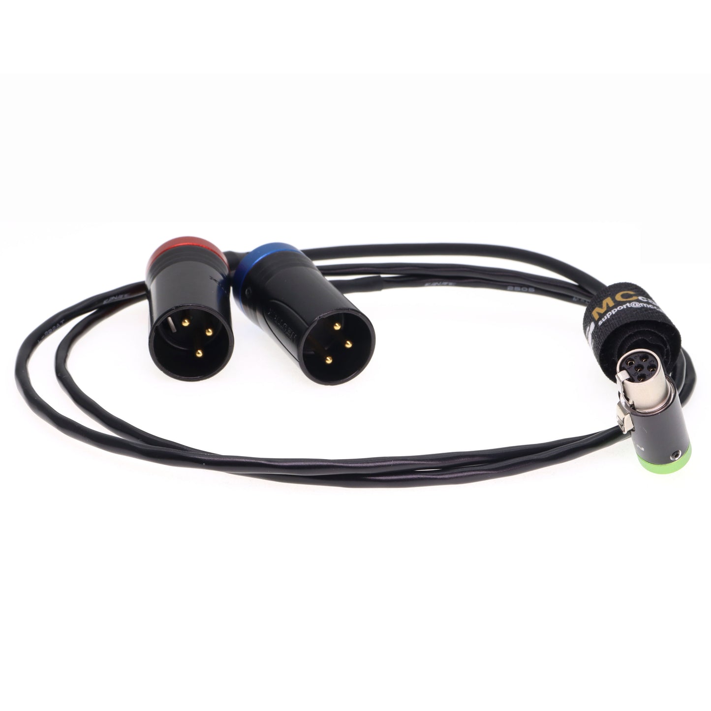 Low Profile TA5F Mini XLR 5 pin to Dual XLR 3 Pin Audio Cable for QRX Field Mixer/Recorders Sound Devices 633 664 688 788T for Zaxcom QRX200 Audio Cables