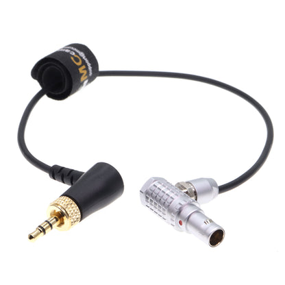 Lock 3.5 TRS Jack to Angle 5 Pin Timecode Cable for Deity TC-1 for ARRI Alexa SXT/Sound Devices/Zaxcom Audio Recorder Camera