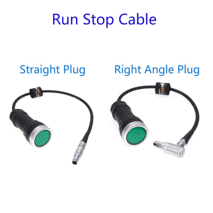 Remote Boot Conversion Line for ARRI Alexa Mini Camera Switch Line, Angle RS 3 Pin Male to On/off Botton Run Stop Cable